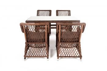 Обеденная группа плетеная 4sis