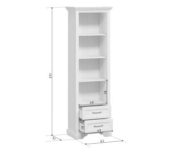 Шкаф БРВ Мебель STYLIUS B169-REG2S