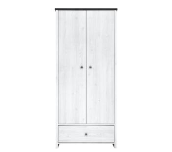 Шкаф платяной БРВ Мебель ПОРТО SZF2D1S