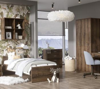 Кровать БРВ Мебель НЕПО LOZ90х200