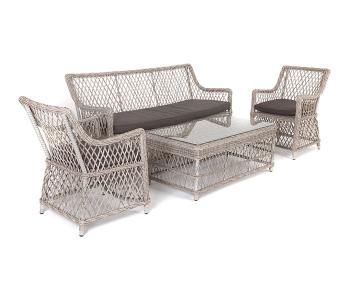Лаунж-зона из искусственного ротанга на 4 персоны 4sis Асти