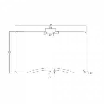 Стол игровой с электроприводом LuxAlto LA-T33-E5A 120*70 см