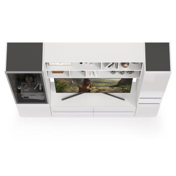 Гостиная Mobi Сидней Комплектация № 42 13.63 + 15.57 2шт + 13.201 + 13.202