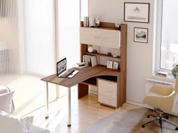 Стол компьютерный Мэрдэс СР-133-140 с надстройкой Правый