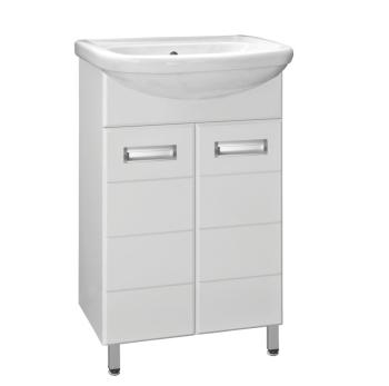 Тумба Style Line Ирис 55 под умывальник Уют 55 + Умывальник Уют 55