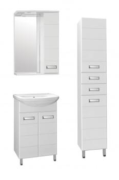 Тумба Style Line Ирис 55 под умывальник Уют 55 + Умывальник Уют 55