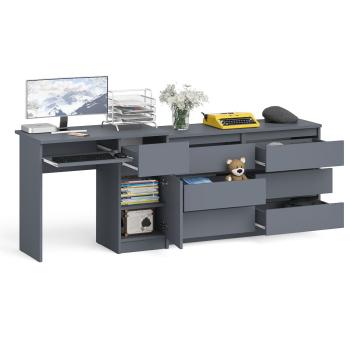 Стол компьютерный СВК Мори МС-1 правый + Комод МК1200.6