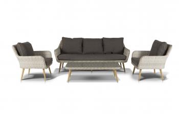 Лаунж-зона плетеная из искусственного ротанга 4sis Прованс