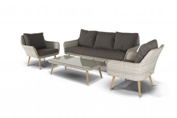 Лаунж-зона плетеная из искусственного ротанга 4sis Прованс