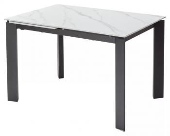 MATT WHITE MARBLE SOLID CERAMIC/ BLACK