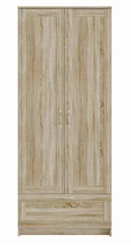 Шкаф для одежды Гуд Лакк Сириус (2 двери и 1 ящик)