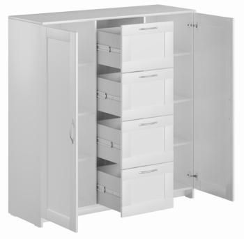 Тумба Гуд Лакк Сириус 117х123 (2 двери и 4 ящика)