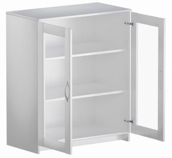 Тумба Гуд Лакк Сириус 78х95 (2 двери со стеклом)