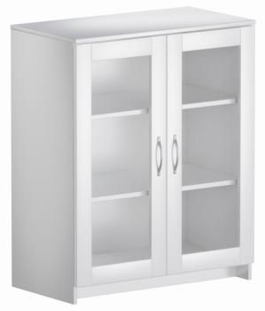 Тумба Гуд Лакк Сириус 78х95 (2 двери со стеклом)