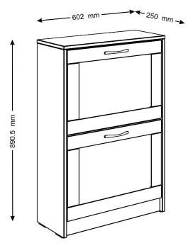 Обувница Гуд Лакк Сириус 60х89