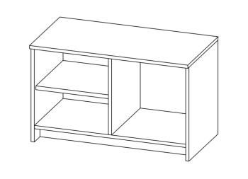 Тумба Гуд Лакк Сириус 78х47 (2 двери)