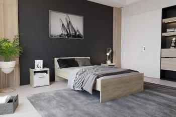 Кровать полутороспальная Сильва Симпл НМ 011.53-02