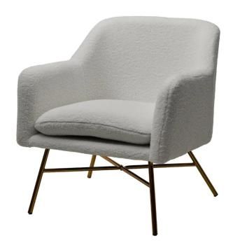 Кресло M-CITY SHEEP золотой каркас