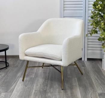 Кресло M-CITY SHEEP золотой каркас