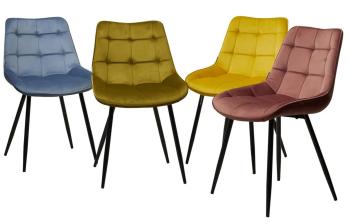 Стул M-City Miami (4 шт.) черный каркас