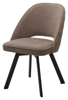 B5 Капучино, велюр / черный каркас