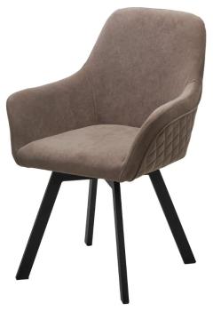 B5 Капучино, велюр / черный каркас