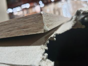 Настенное зеркало ПЗ-4 Дуб сонома/Белый (У)