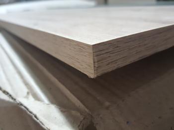 Настенное зеркало ПЗ-4 Дуб сонома/Белый (У)