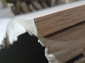 Настенное зеркало ПЗ-4 Дуб сонома/Белый (У)