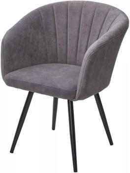 B28 Темнор-серый, велюр / черный каркас