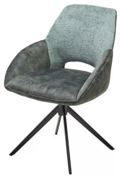 Зеленый Loris-39, велюр/темно-зеленый 7525-156, велюр/ черный каркас