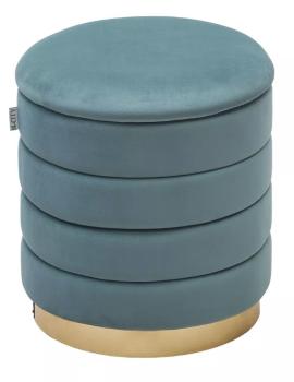 бирюзовый BM-88, велюр / золотой каркас