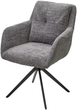 Темно-серый XD841-16, букле / черный каркас