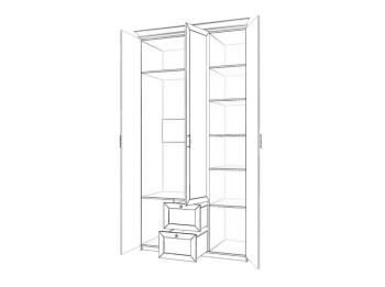 Шкаф трехдверный Атлант Бэль