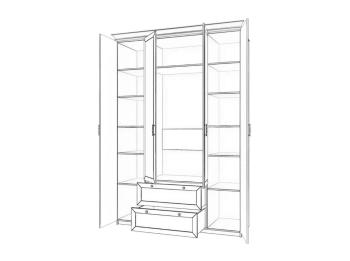 Шкаф четырехдверный Атлант Бэль