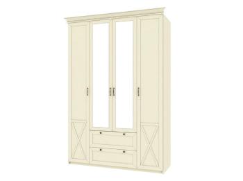 Шкаф четырехдверный Атлант Бэль + Карнизы 1602/550