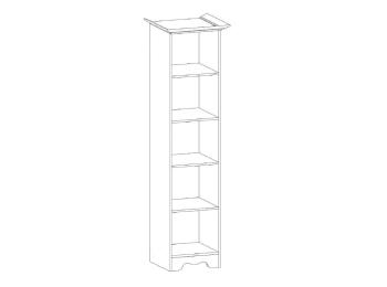 Шкаф однодверный Атлант Латте 1