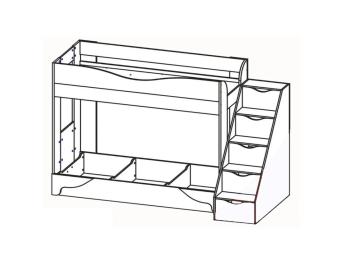 Кровать-чердак Атлант Латте 77-01