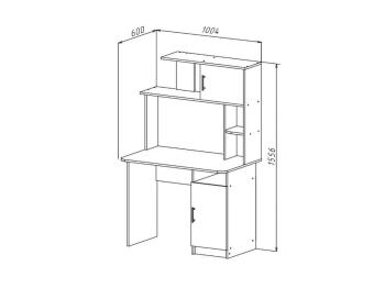 Стол компьютерный Атлант Интел-12