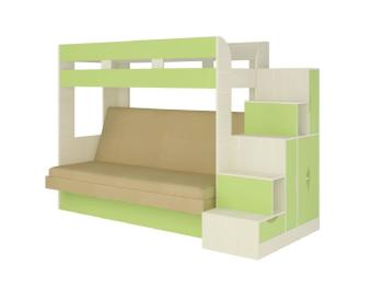 Кровать-чердак Атлант Карамель 75-01