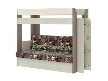 Ясень Шимо Темный / Светлый / Ткань Музыка