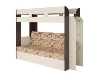 Ясень Анкор Светлый / Бодега Темный / Ткань Саванна