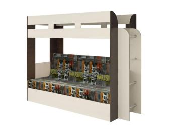 Кровать-чердак Атлант Карамель 75