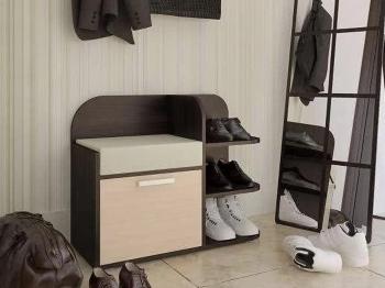 Тумба для обуви Атлант Ивушка 6 с мягким сидением