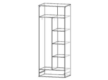 Шкаф двухдверный Атлант Бастион с ящиком