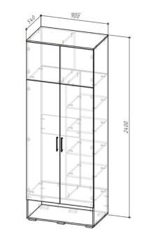 Шкаф для прихожей Атлант Бруно