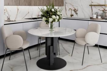 Стеклянный стол Woodville Калипсо 110х75