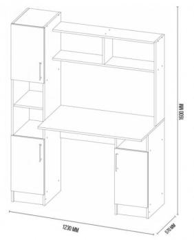 Компьютерный стол Woodville Эндо