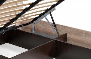 Двуспальная кровать Woodville Магантия 160х200 с ПМ парящая