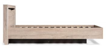 Полутораспальная кровать Woodville Магантия 140х200 с ПМ парящая